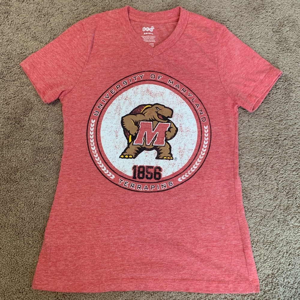 University of Maryland t-shirt; size youth medium